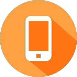 mobile phone orange